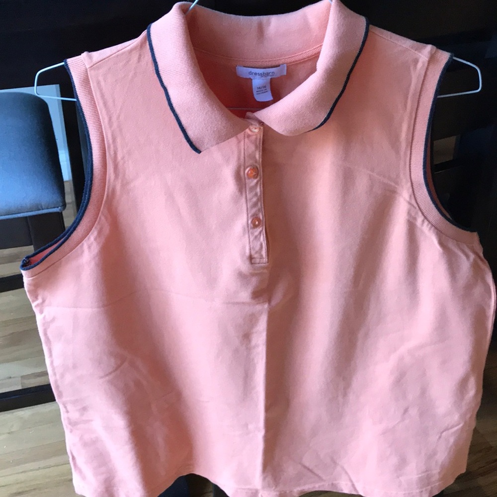 Dressbarn Sleeveless Polo